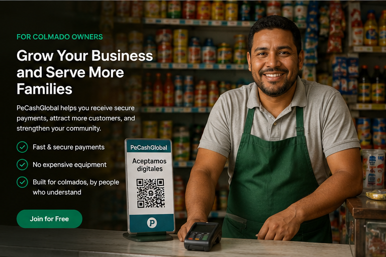 Dominican colmado owner accepting digital payments through PeCashGlobal